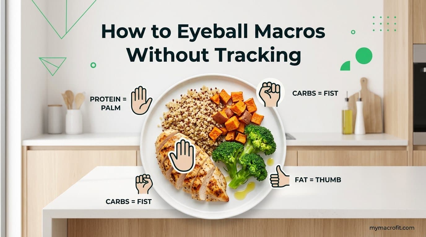 Can You Eyeball Macros Instead of Tracking? The Hand Portion Method Explained