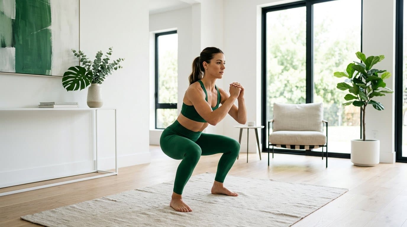 A No-Equipment Leg Workout You Can Do in Your Living Room