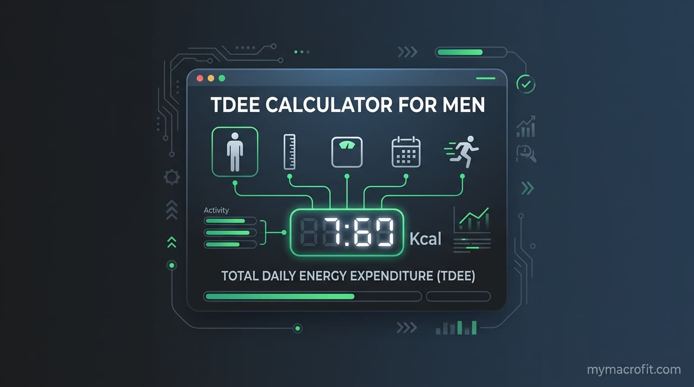 TDEE Calculator for Men: Find Your Maintenance Calories (Cut, Bulk, Maintain)