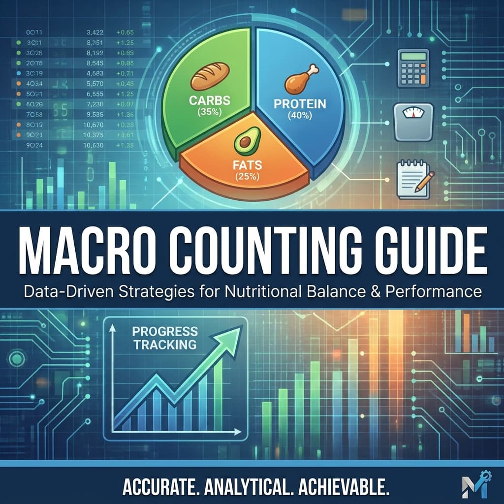 The No-BS Macro Guide cover — calculate, track and hit your macros
