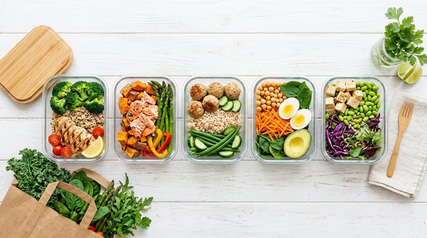 5-Day Meal Prep for Weight Loss (Shopping List Included)