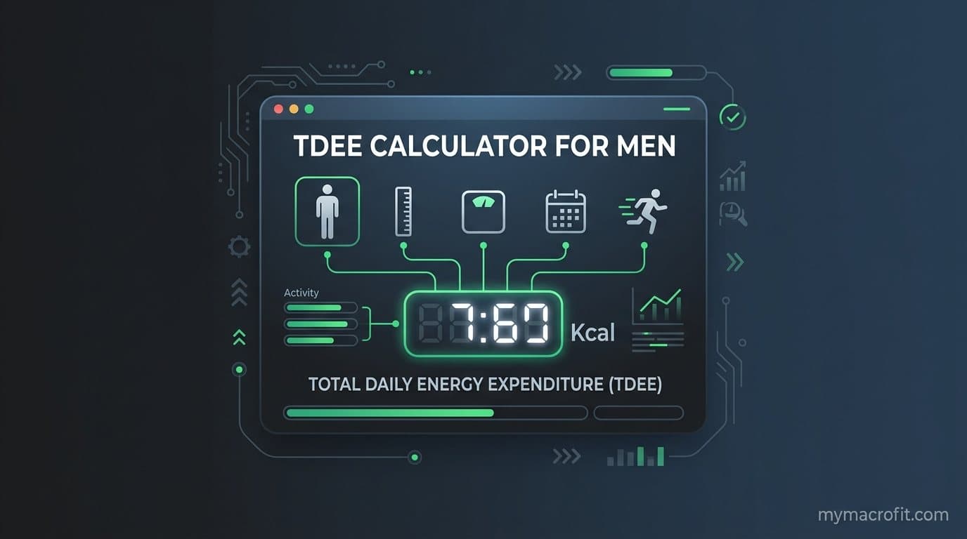 TDEE Calculator for Men: Find Your Maintenance Calories (Cut, Bulk, Maintain)