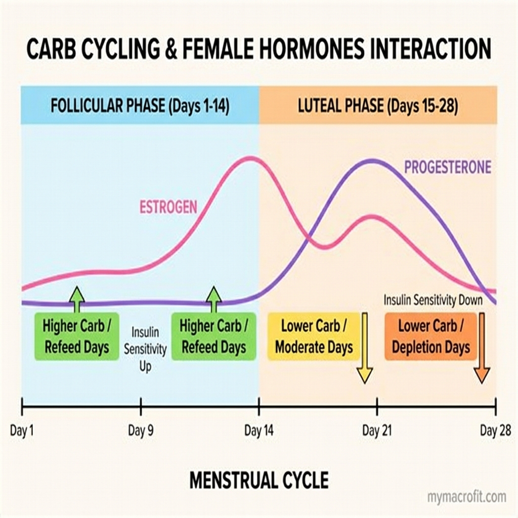 Carb cycling decision diagram, who carb cycling is right for, how to set it up and what to adjust if it isn't working