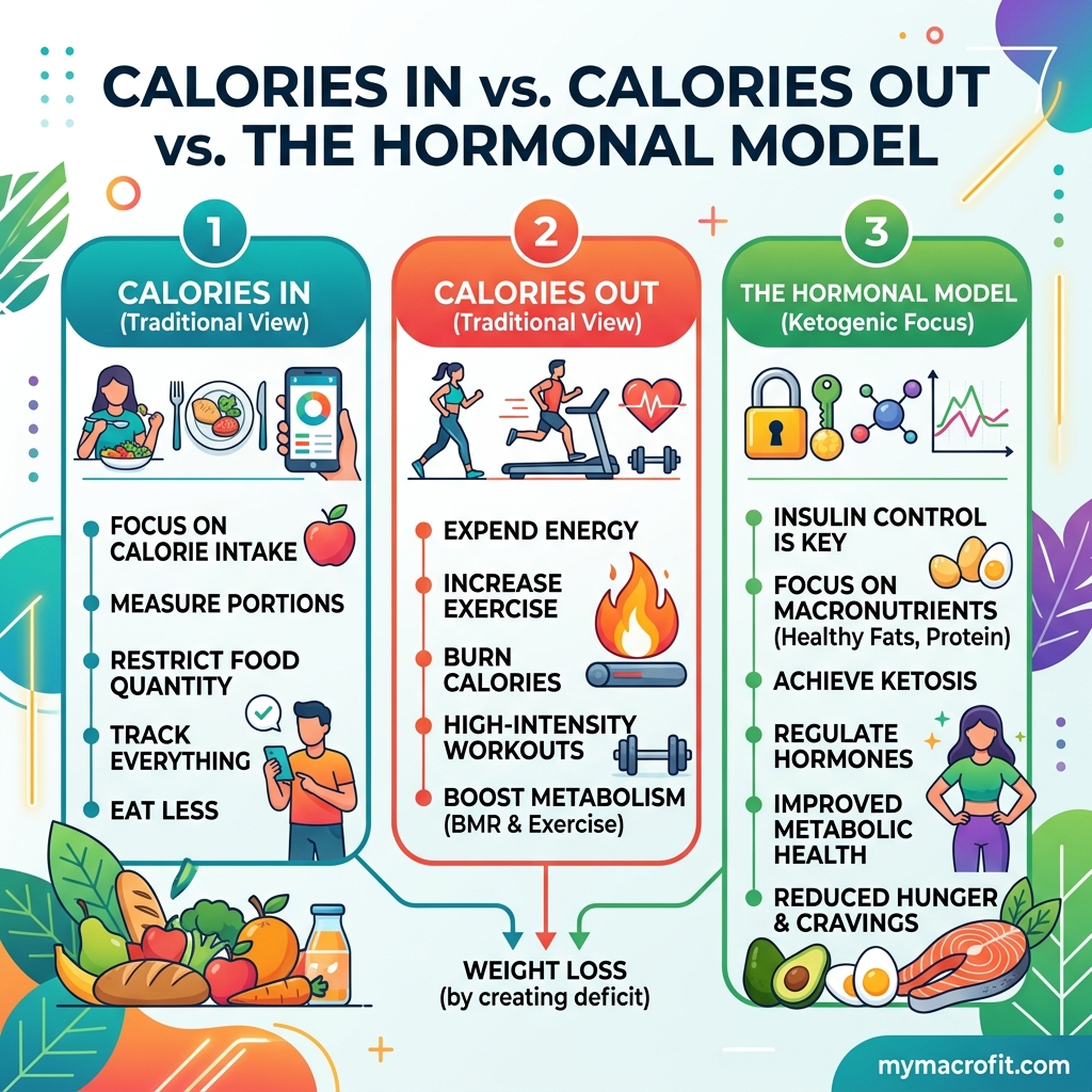 Do You Have to Count Calories on Keto? Why Keto Works When Calories Still Matter infographic