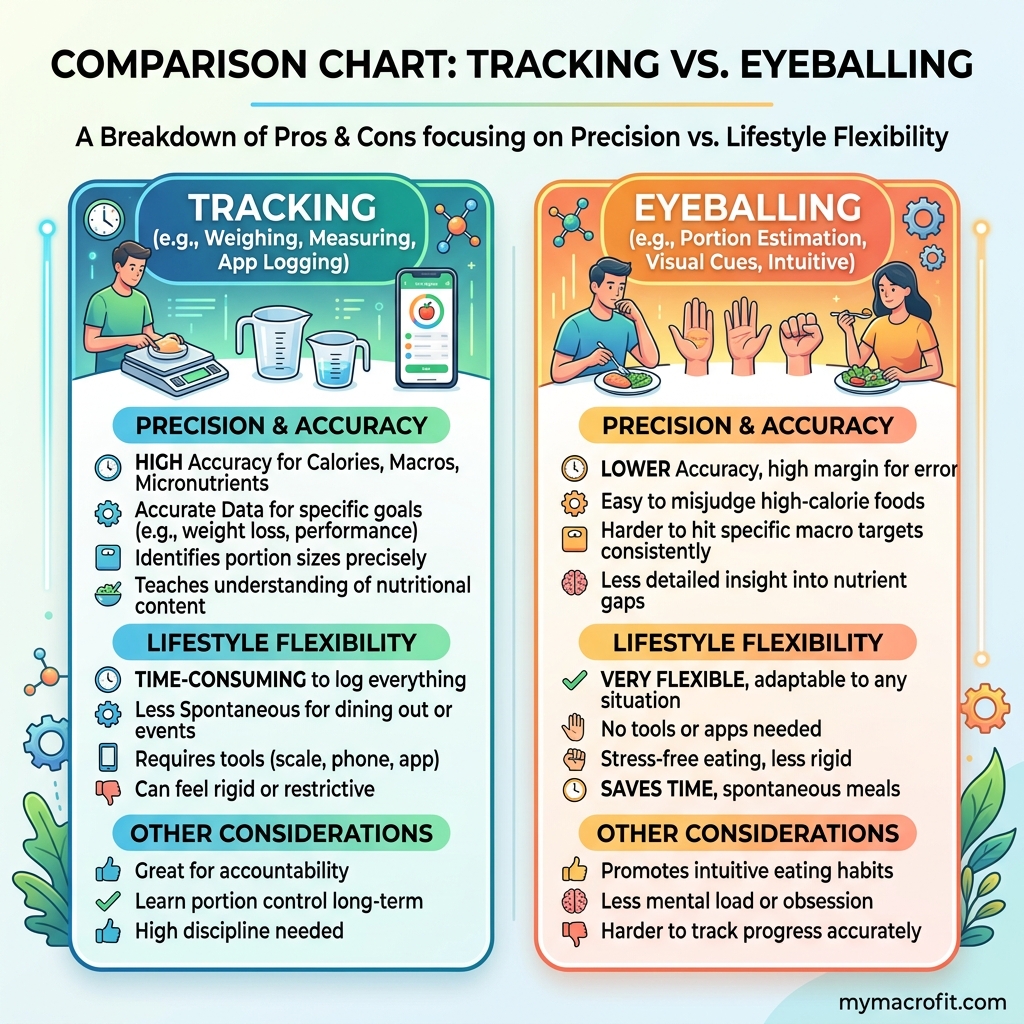 Can You Eyeball Macros Instead of Tracking? The Hand Portion Method Explained chart