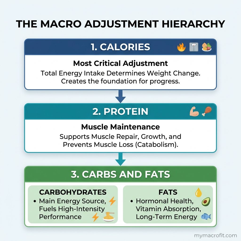How to Adjust Your Macros When Weight Loss Stalls chart