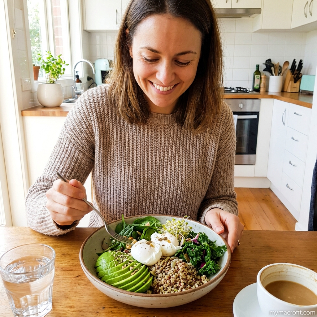 Practical intermittent fasting tips for women, breaking the fast with a protein-rich first meal and hydrating during the fast