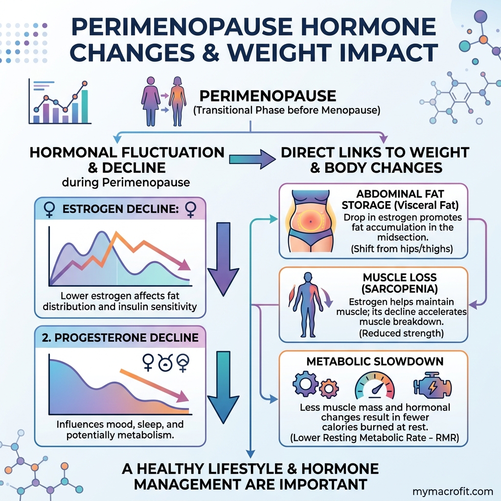 Is Perimenopause Weight Gain Permanent? (And How to Actually Reverse It) infographic
