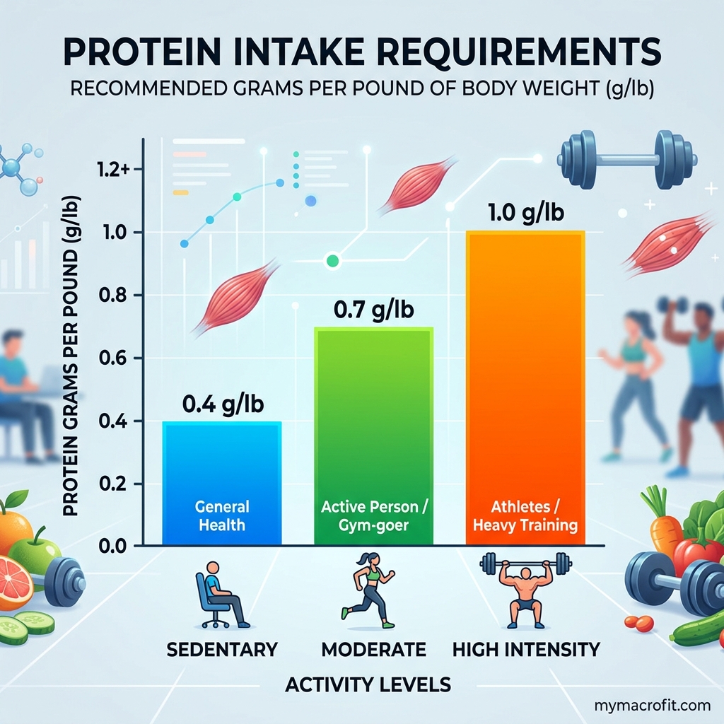 Macros for men chart — macro percentage splits for fat loss, lean bulk, recomposition, and maintenance