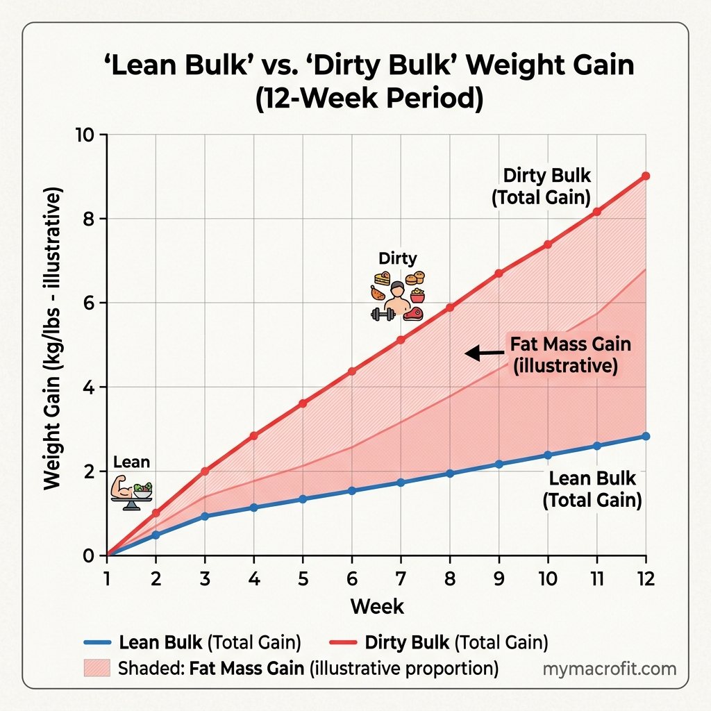 Macros for Muscle Gain: Lean Bulk Targets That Build Muscle, Not Just Fat chart