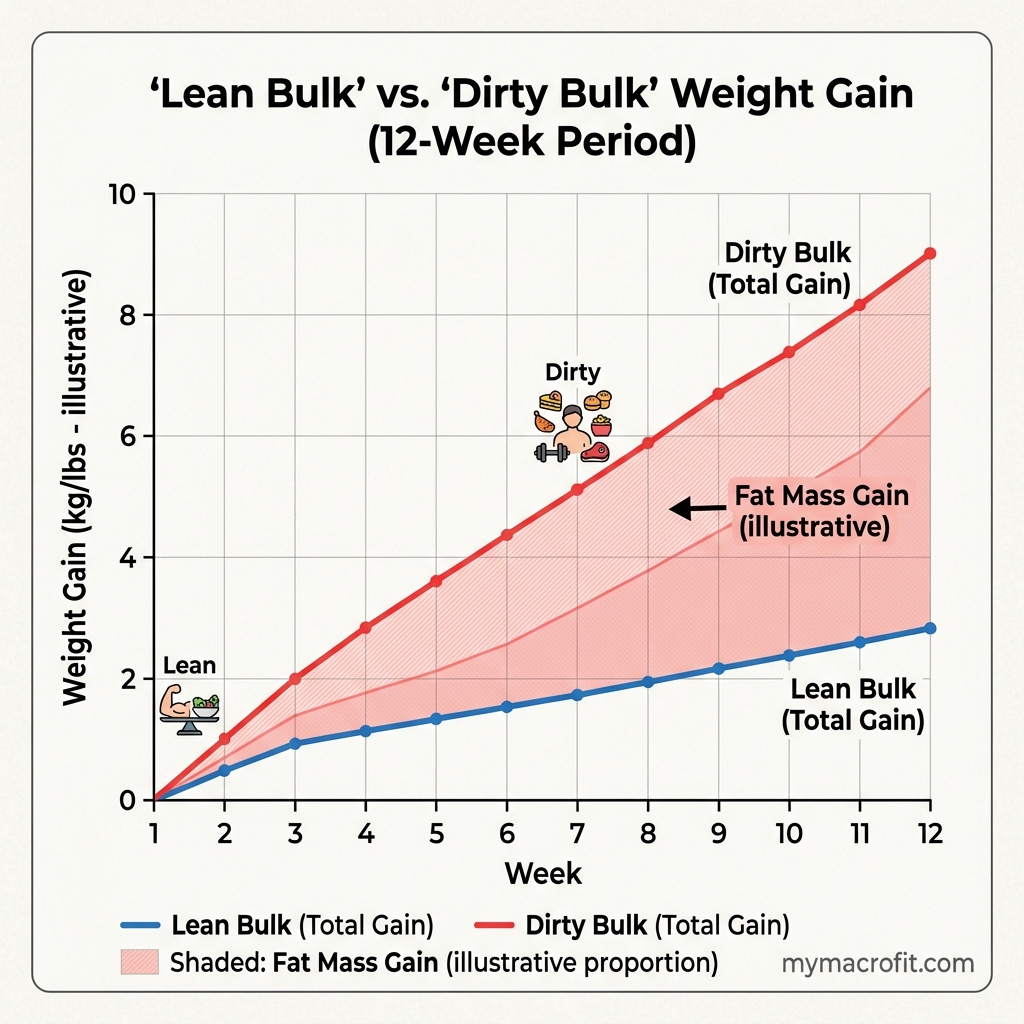 Macros for Muscle Gain: Lean Bulk Targets That Build Muscle, Not Just Fat chart