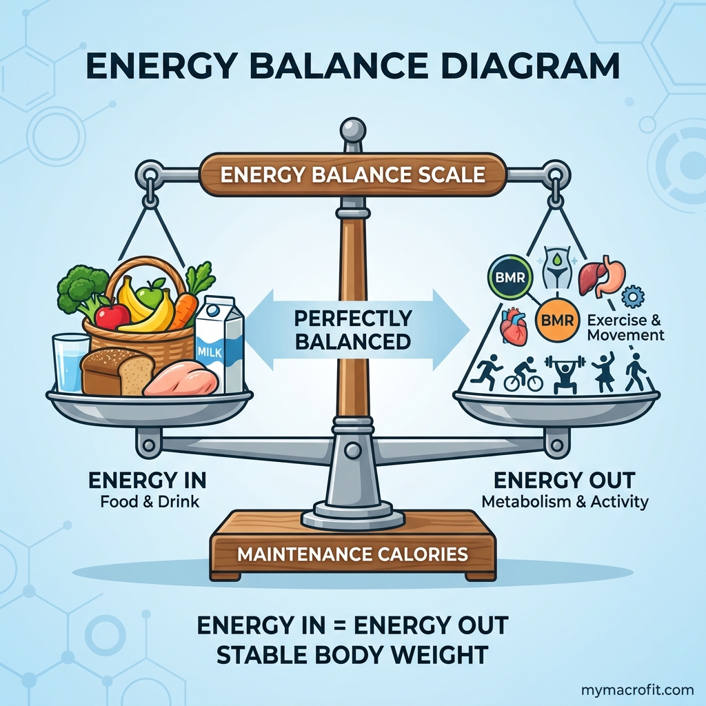 Maintenance Calories: What They Are and How to Find Yours diagram