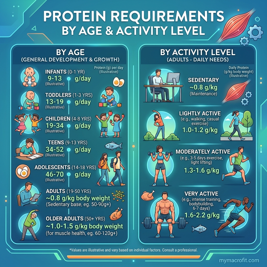 Protein for Women Over 40: How Much You Need and Why It's Non-Negotiable chart