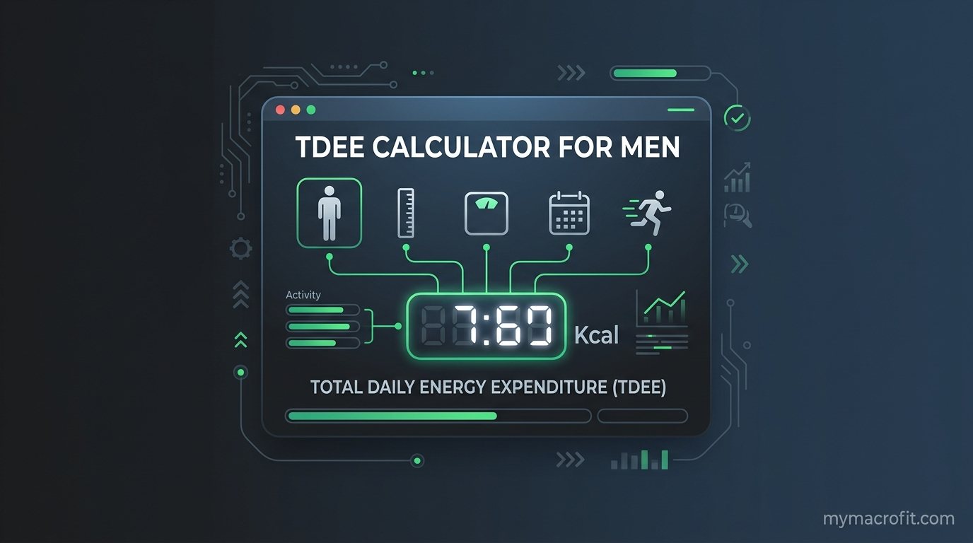 TDEE Calculator for Men: Find Your Maintenance Calories (Cut, Bulk, Maintain)