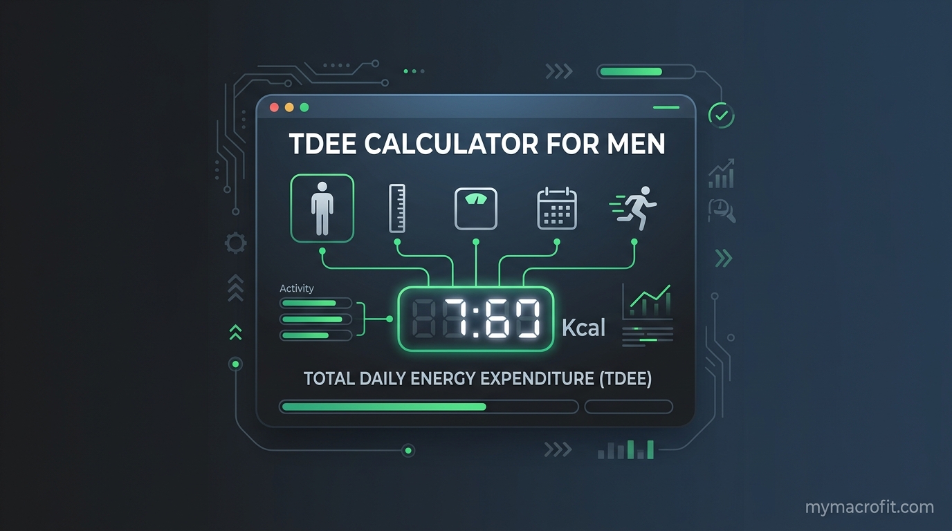 TDEE Calculator for Men: Find Your Maintenance Calories (Cut, Bulk, Maintain)