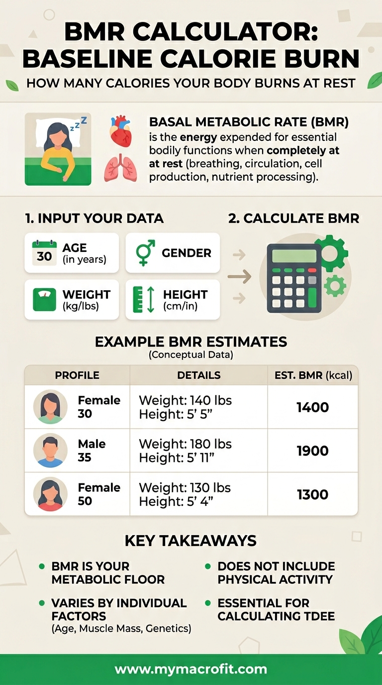 BMR Calculator visual guide